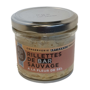 Rillettes de bar sauvage à la fleur de sel