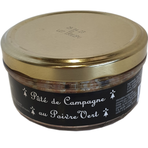 Pâté breton au poivre vert