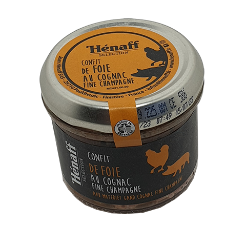 Confit de foie au cognac fine champagne