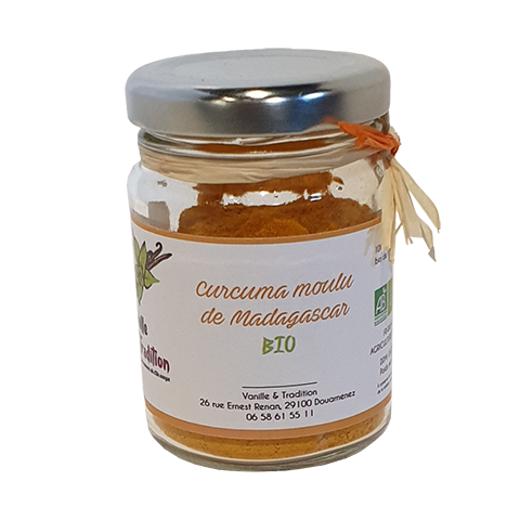 Curcuma moulu bio de Madagascar