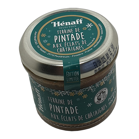 Terrine de pintade aux éclats de châtaigne