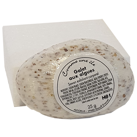 Savon exfoliant blanc aux algues
