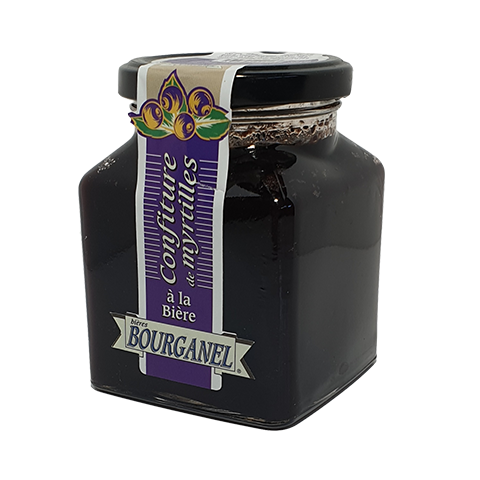 Confiture de myrtilles à la bière