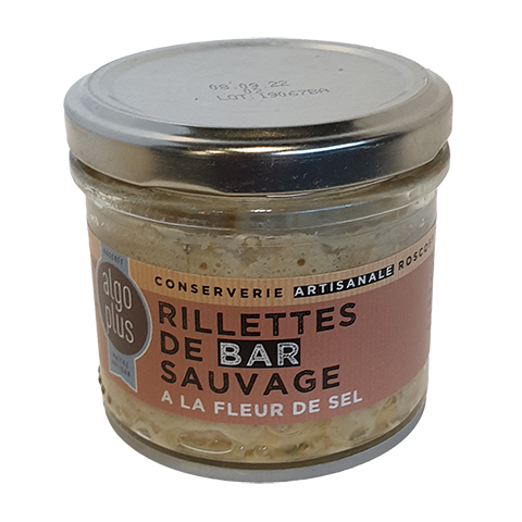 Rillettes de bar sauvage à la fleur de sel
