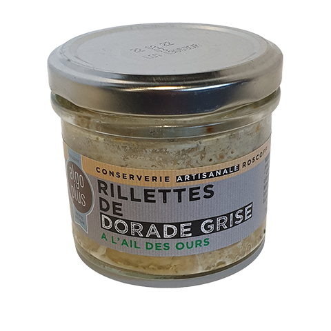 Rillettes de dorade grise à l'ail des ours