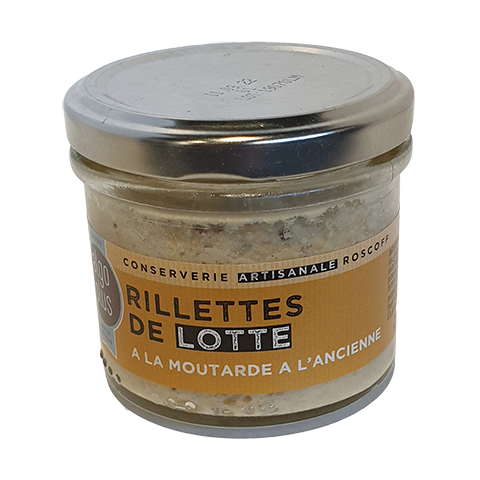 Rillettes de lotte à la moutarde à l'ancienne