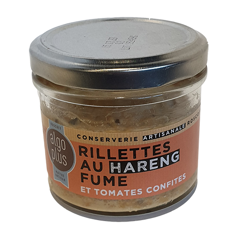 Rillettes de hareng fuée aux tomates confites