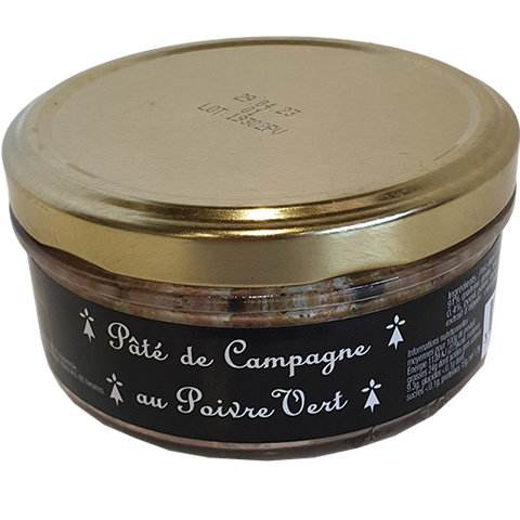 Pâté breton au poivre vert