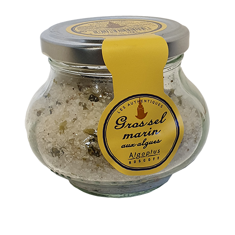 Gros sel marin aux algues