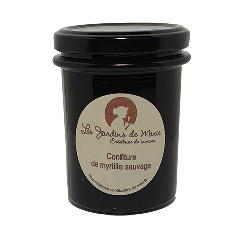 Confiture de myrtille sauvage