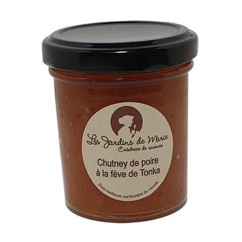 Chutney de poire à la fève tonka
