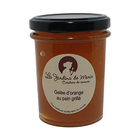 Gelée d'orange au pain grillé